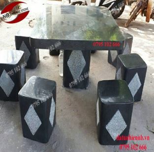 Bàn ghế đá - Lăng Mộ Đá Miền Trung, Miền Nam - Công Ty Cổ Phần Đá Tự Nhiên NB